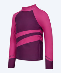 Watery UV-shirt for kids - Manami Long Sleeve Rashguard - Purple