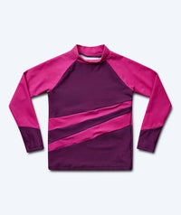 Watery UV-shirt for kids - Manami Long Sleeve Rashguard - Purple