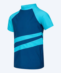 Watery UV-shirt for kids - Manami Short Sleeve Rashguard - Atlantic Blue