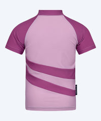 Watery UV-shirt for kids - Manami Short Sleeved Rashguard - Atlantic Purple