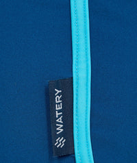 Watery UV swim shorts for kids - Manami - Atlantic Blue