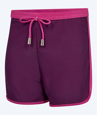 Watery UV swim shorts for kids - Manami - Purple