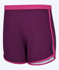 Watery UV swim shorts for kids - Manami - Purple
