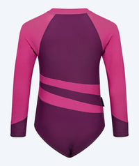 Watery UV-swimsuit for kids - Manami - Purple