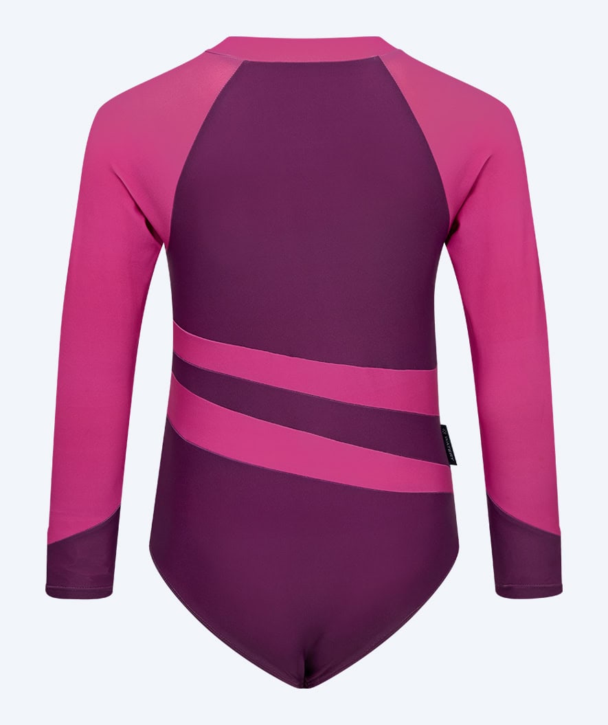 Watery UV-swimsuit for kids - Manami - Purple
