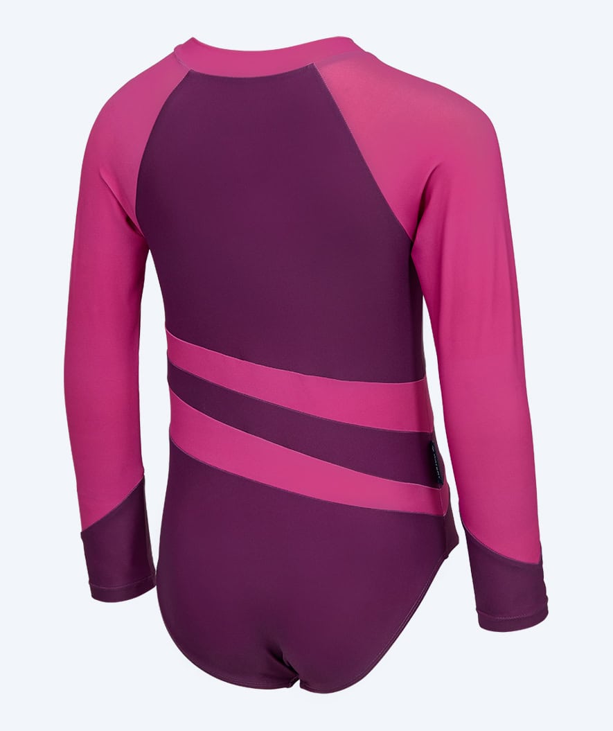 Watery UV-swimsuit for kids - Manami - Purple