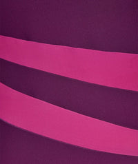 Watery UV-swimsuit for kids - Manami - Purple