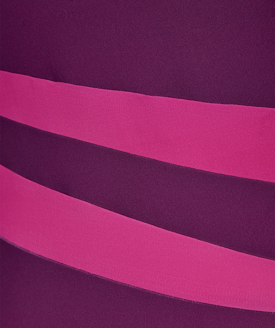 Watery UV-swimsuit for kids - Manami - Purple
