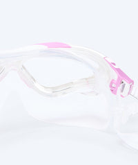 Watery swim mask for adults - Mantis - Pink/clear