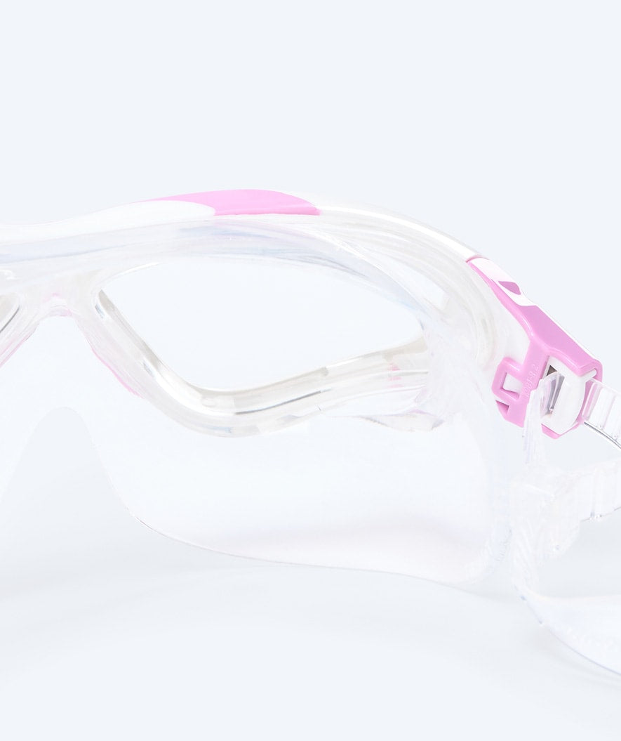 Watery swim mask for adults - Mantis - Pink/clear