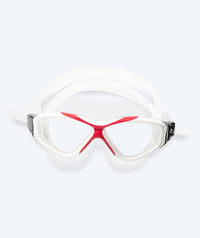 Watery swim mask for adults - Mantis - Red/clear