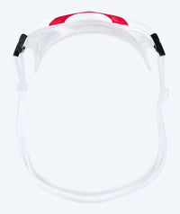 Watery swim mask for adults - Mantis - Red/clear