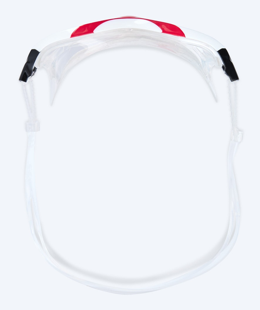 Watery swim mask for adults - Mantis - Red/clear