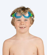 Watery swimming goggles for kids - Mantis 2.0 - Atlantic Blue/clear