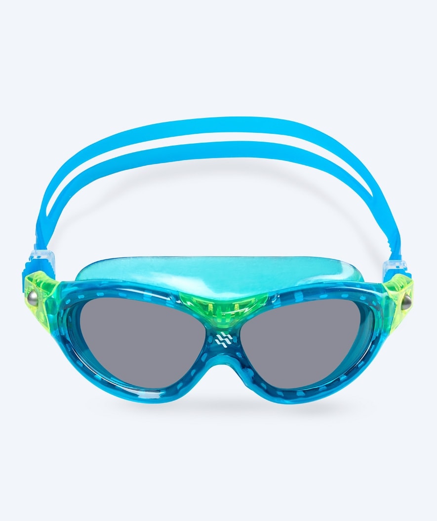 Watery swim goggles for kids - Mantis 2.0 - Blue (Smoke lens)
