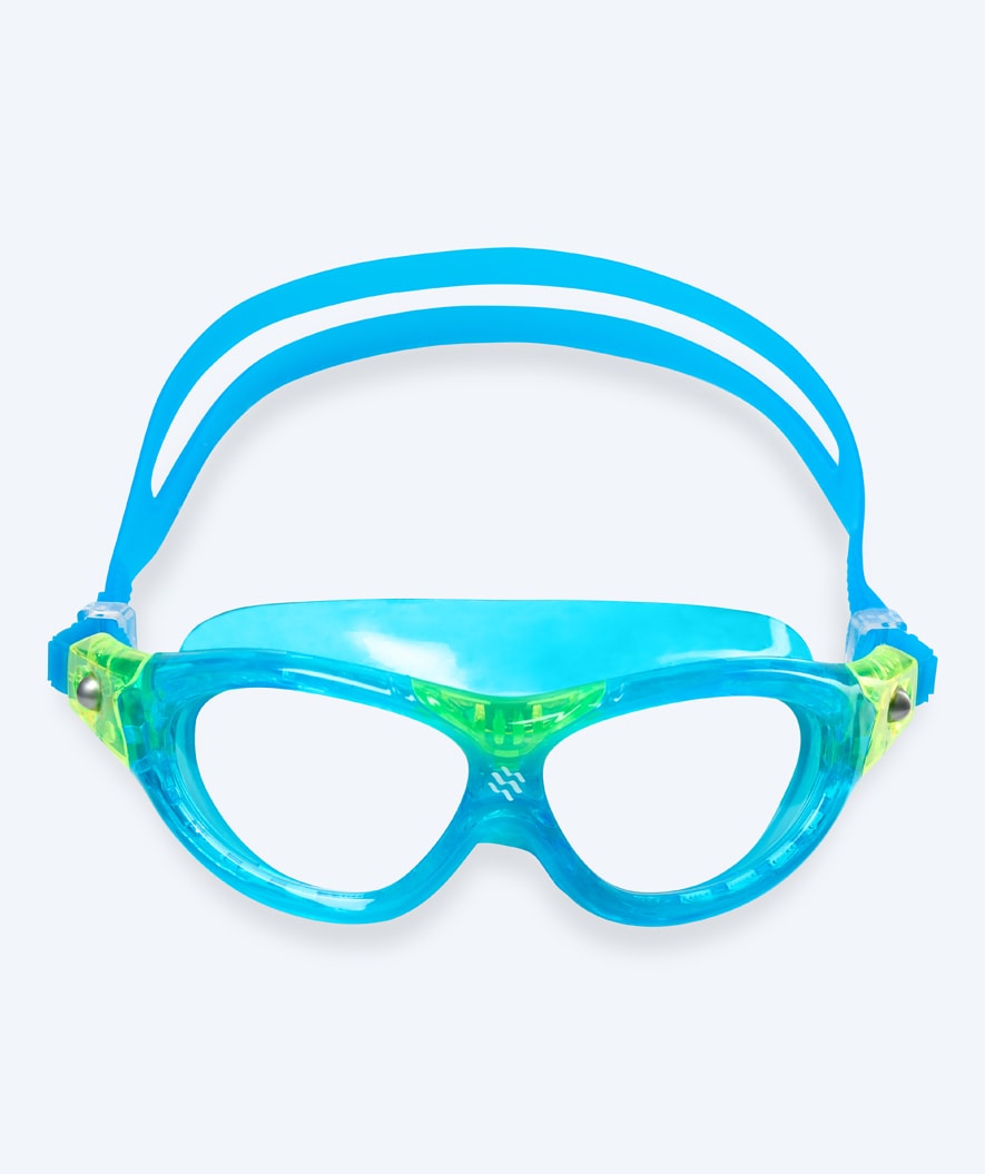 Watery swimming goggles for kids - Mantis 2.0 - Atlantic Blue/clear