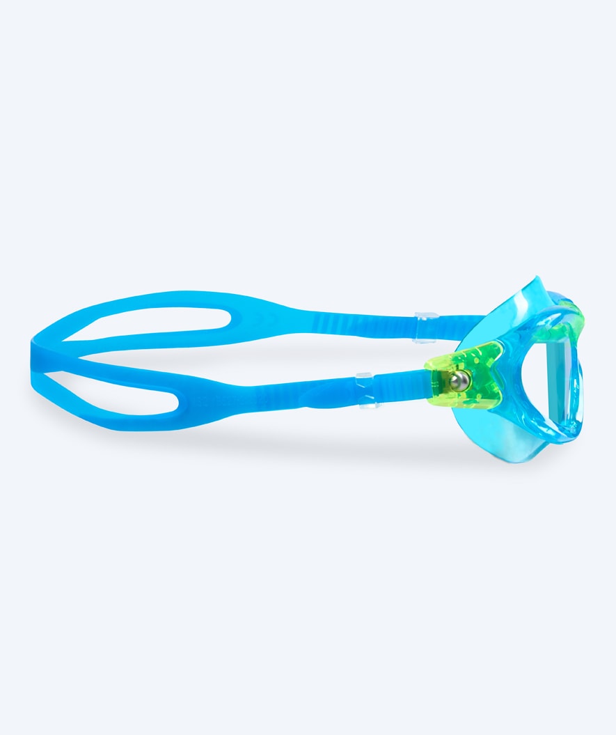 Watery swimming goggles for kids - Mantis 2.0 - Atlantic Blue/clear