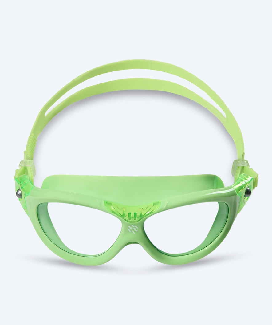 Watery swimming goggles for kids - Mantis 2.0 - Light green/clear