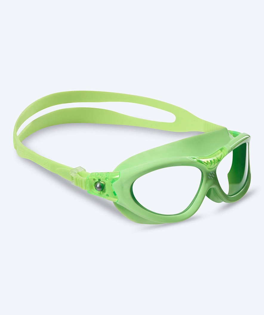 Watery swimming goggles for kids - Mantis 2.0 - Light green/clear