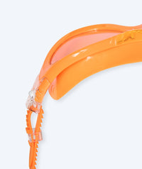 Watery swimming goggles for kids - Mantis 2.0 - Orange/clear