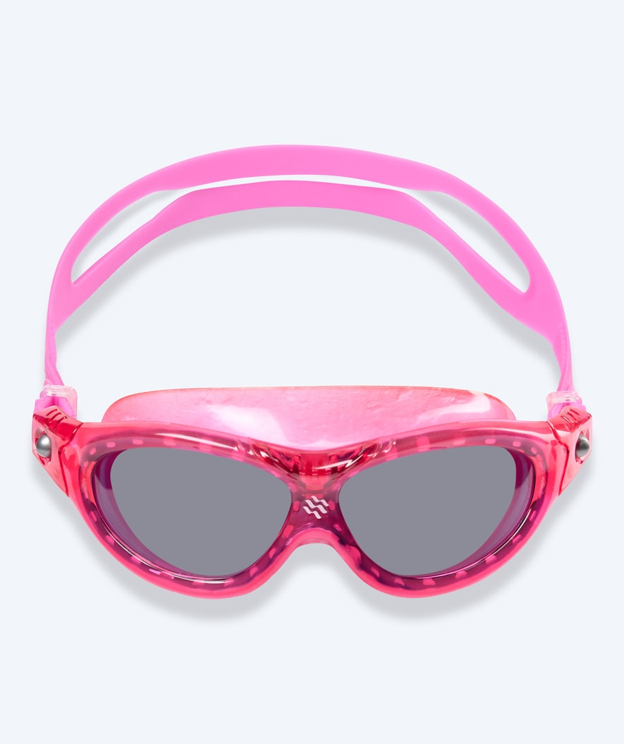 Watery swimming goggles for kids - Mantis 2.0 - Pink (Smoke lens)