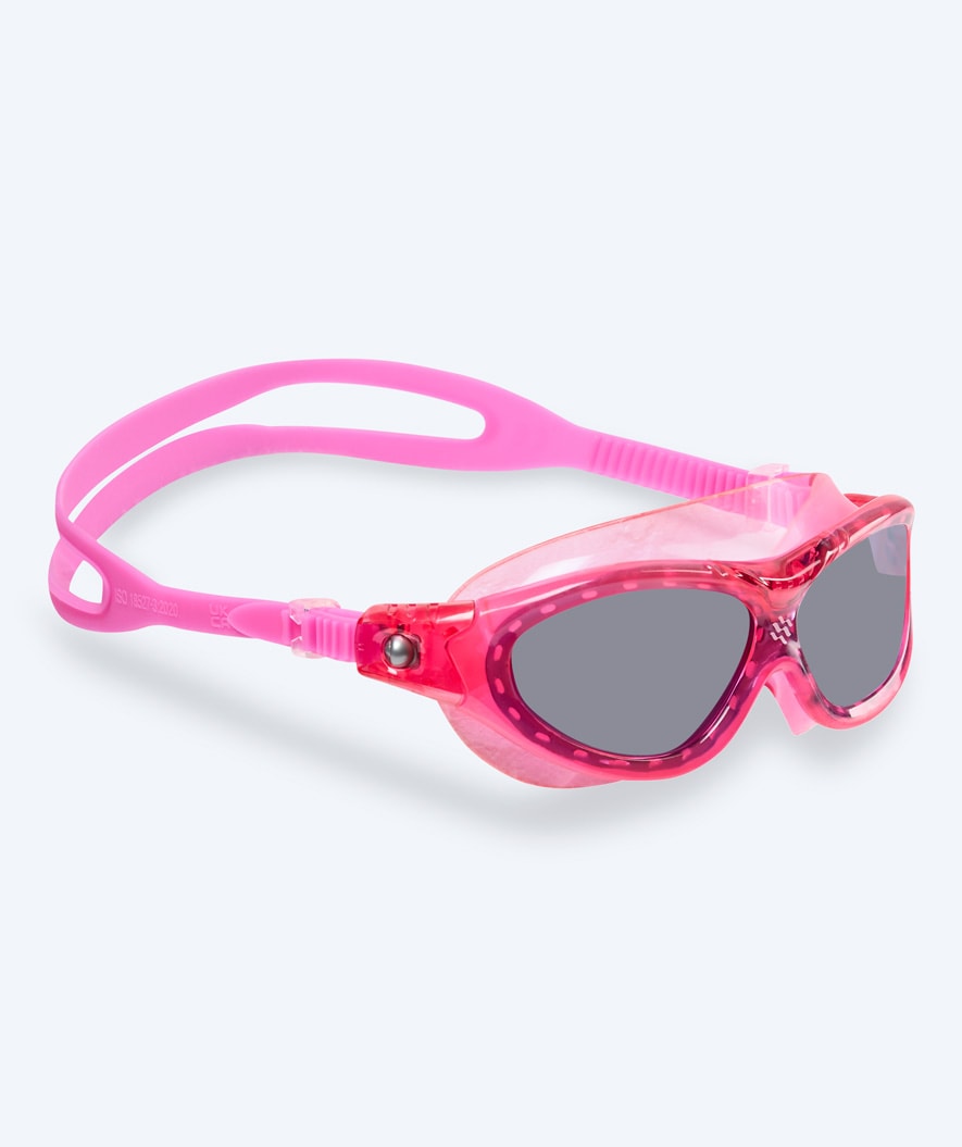 Watery swimming goggles for kids - Mantis 2.0 - Pink (Smoke lens)