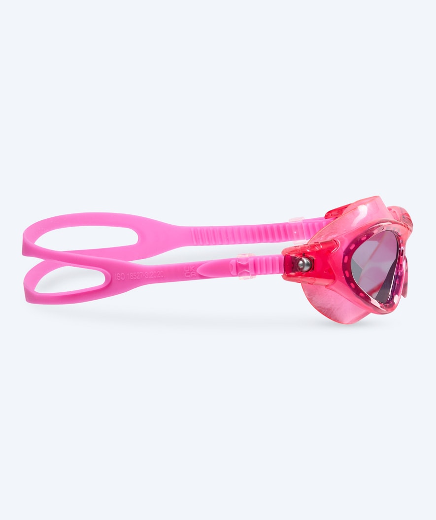 Watery swimming goggles for kids - Mantis 2.0 - Pink (Smoke lens)