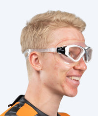 Watery swim mask for adults - Mantis - White/grey