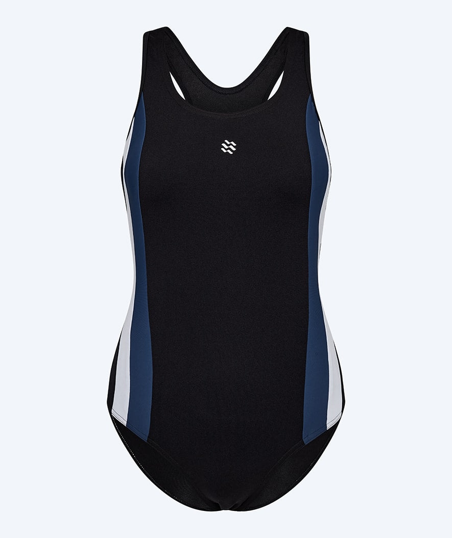 Watery swimsuit for women - Marella - Black/white