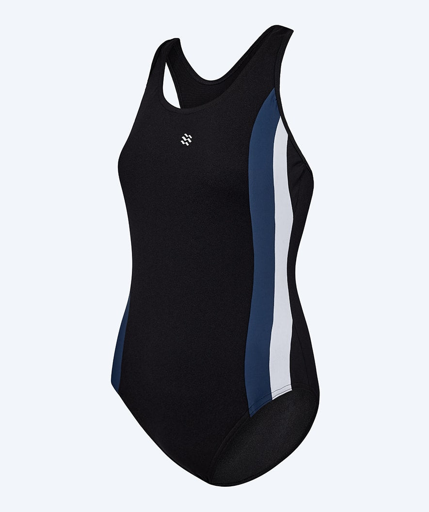 Watery swimsuit for women - Marella - Black/white