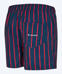 Watery swim shorts for men - Marilla Eco - Dark blue/red