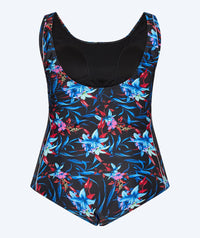 Watery swimsuit in plus size for women - Marilla - Arvia Blue
