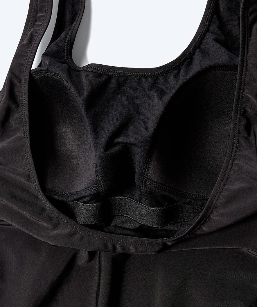 Watery plus size swimsuit for women - Marilla - Black