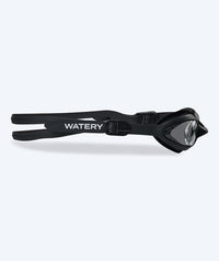Watery nearsighted prescription swim goggles for adults - (-1.5) to (-8.0) - Matira - Black