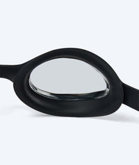 Watery nearsighted prescription swim goggles for adults - (-1.5) to (-8.0) - Matira - Black