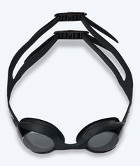 Watery nearsighted prescription swim goggles for kids - (-1.0) to (-5.5) - Matira - Black (Smoke lens)