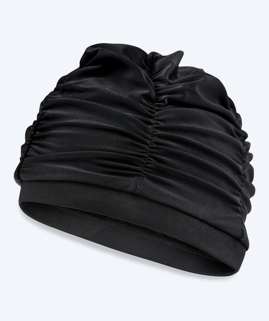 Watery swimming cap with drapes - Maxwell - Black