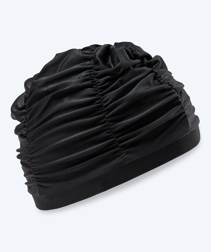 Watery swim cap with drapes - Maxwell - Black