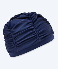 Watery swimming cap with drapes - Maxwell - Dark blue