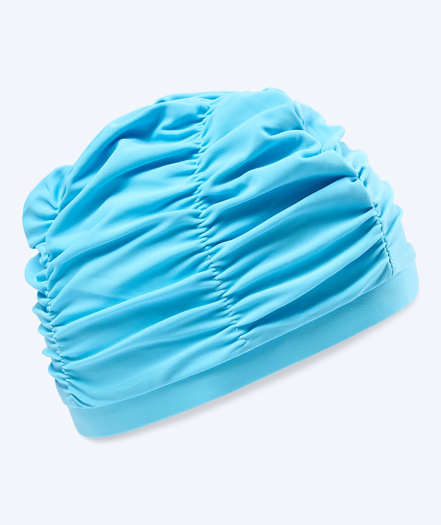 Watery swim cap with drapes - Maxwell - Lake Blue
