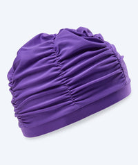 Watery swim cap with drapes - Maxwell - Purple