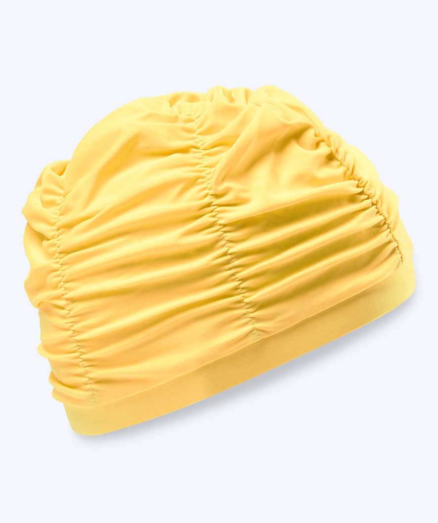 Watery swim cap with drapes - Maxwell - Yellow