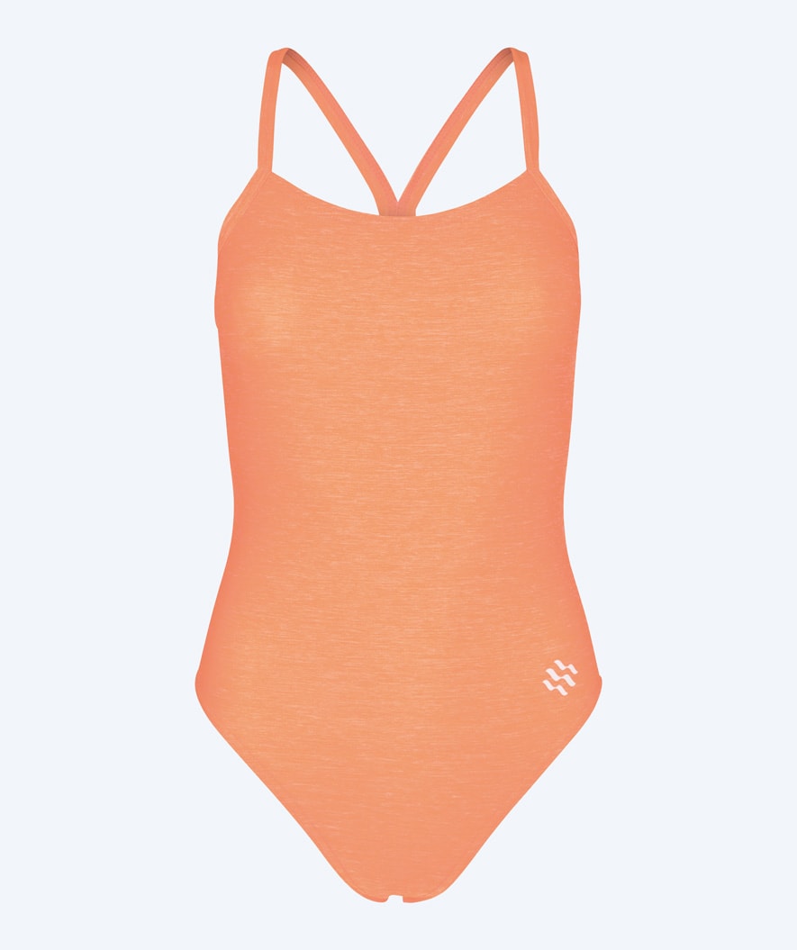 Watery swimsuit for women - Melange Freestyler - Orange