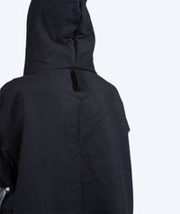 Watery bathing poncho for adults - Microfiber - Black