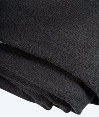 Watery bathing poncho for adults - Microfiber - Black