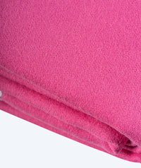 Watery bathing poncho for adults - Microfiber - Pink