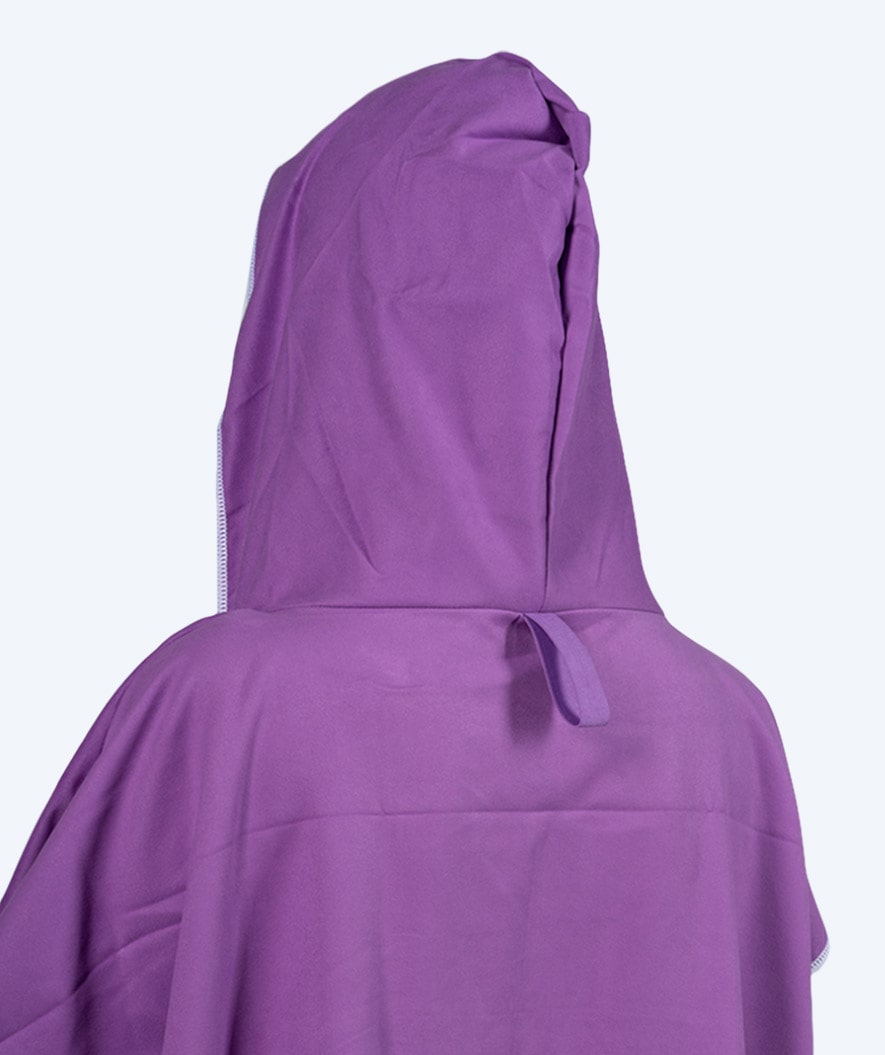 Watery bathing poncho for adults - Microfiber - Purple