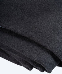 Watery bathing poncho for junior (6-15) - Microfiber - Black