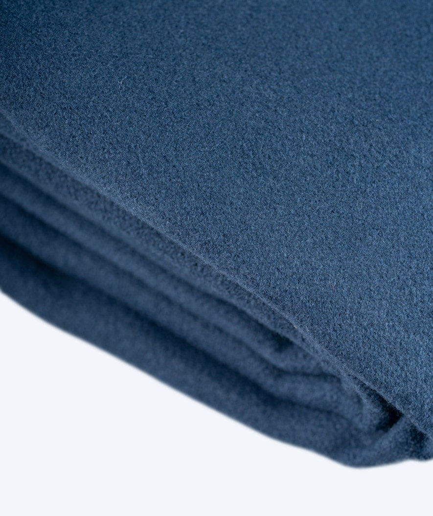 Watery bathing poncho for junior (6-15) - Microfiber - Dark blue