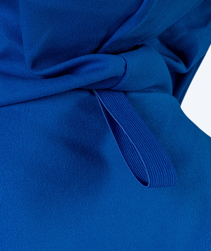 Watery bathing poncho for junior (6-15) - Microfiber - Royal Blue